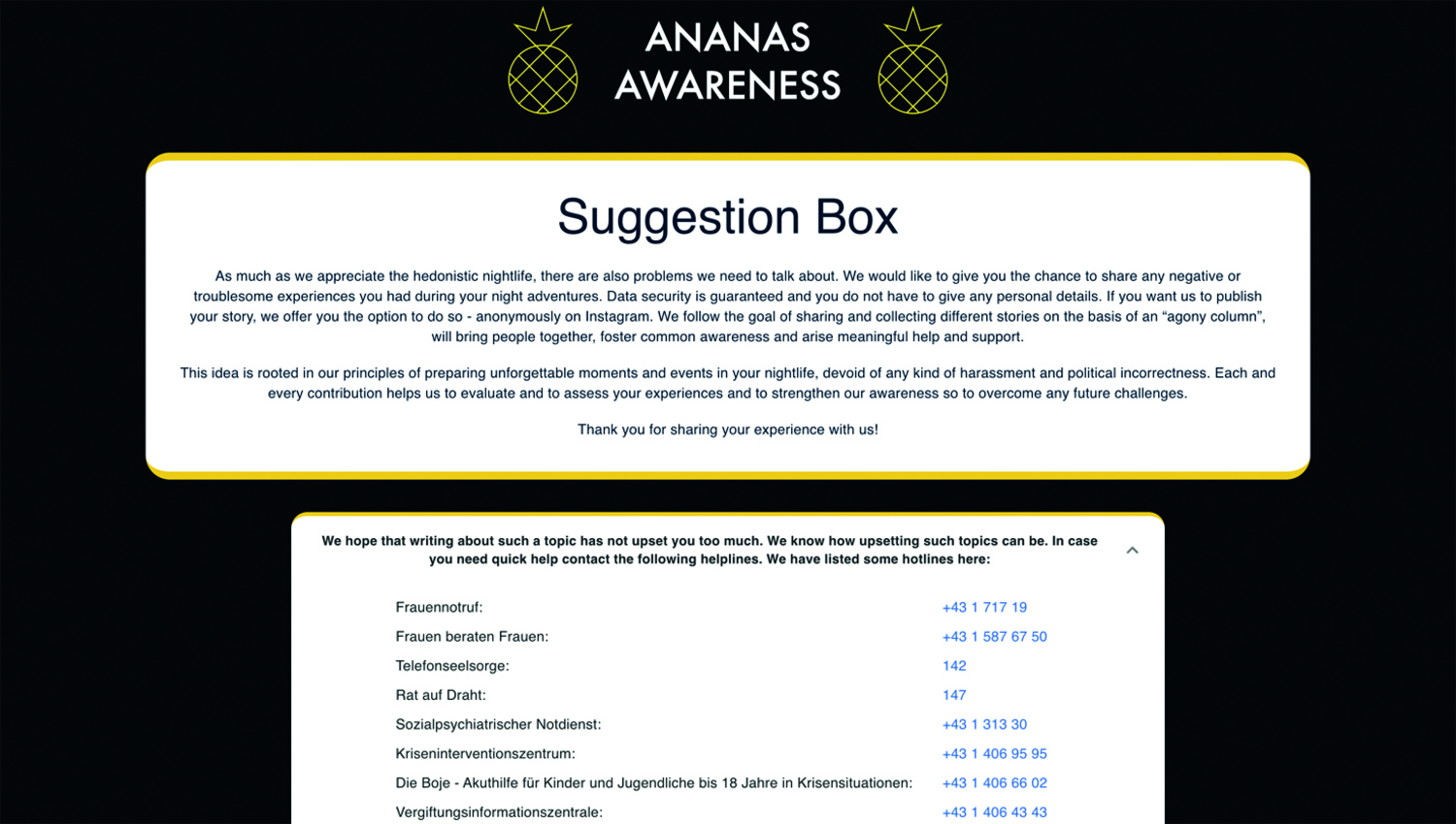 Suggestion Box