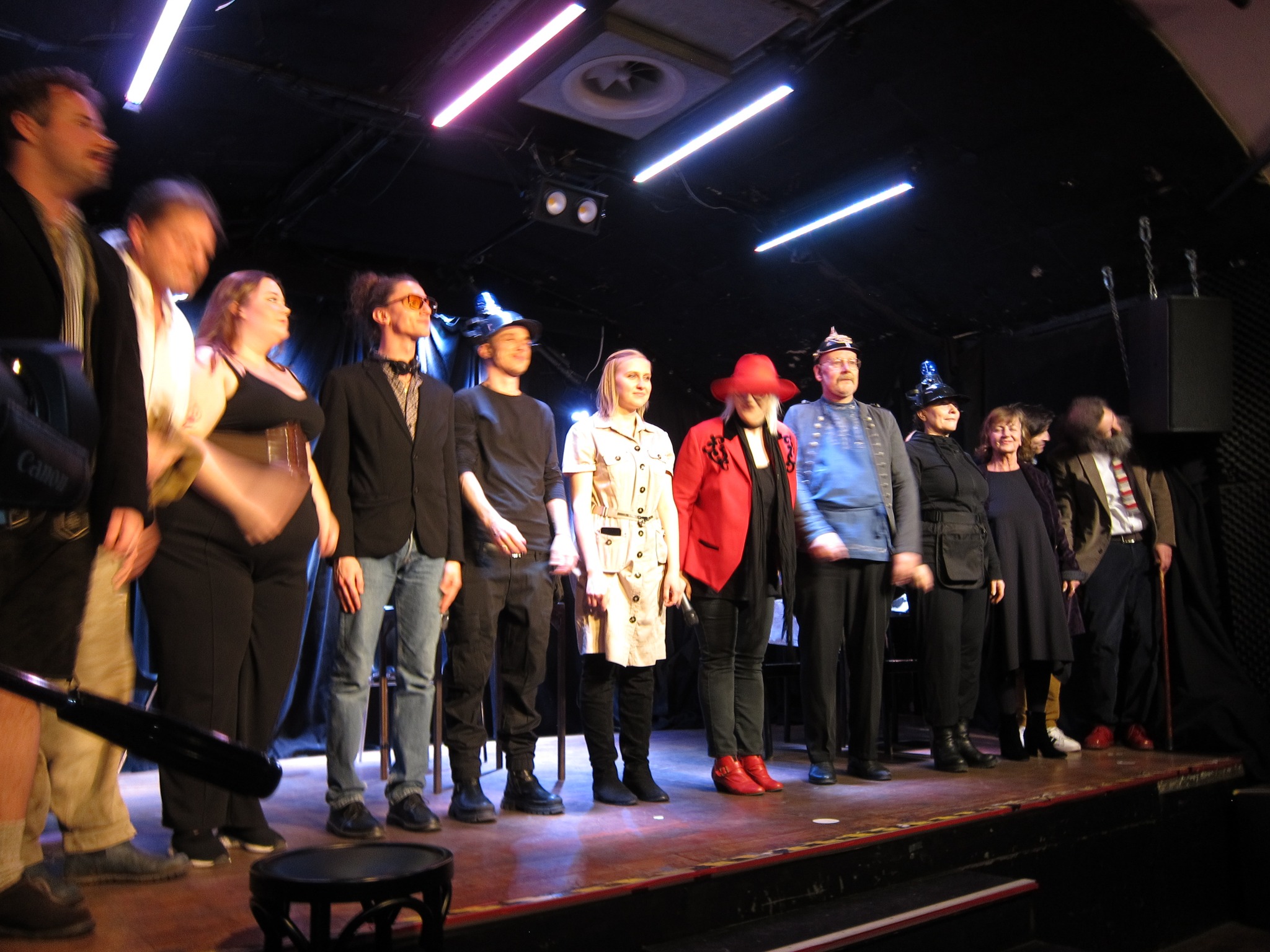 ensemble Schlussapplaus