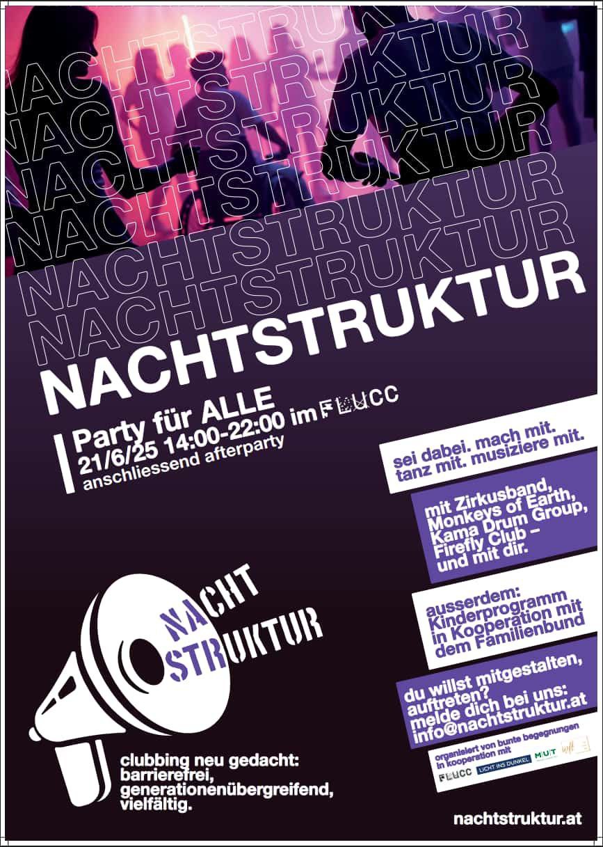 Nachtstruktur-Party für ALLE